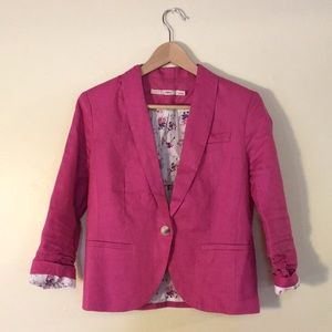 Pink blazer from Nordstrom